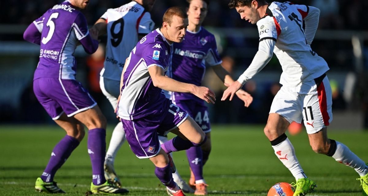 AC Milan Ditahan Fiorentina 1-1 di Pekan ke-20 Serie A