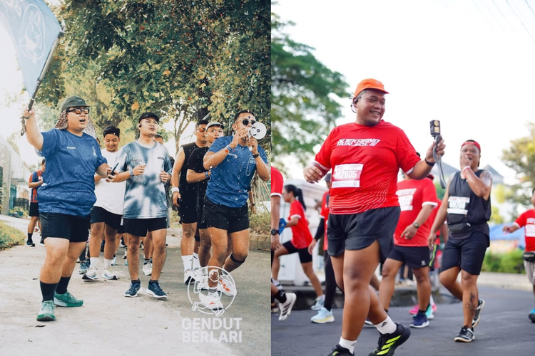 Gendut Berlari Gerakan Aman Inklusif Memulai Olahraga