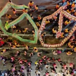 Prosesi Kuil Tradisional di Johor Bahru Tarian Liong dan Barongsai