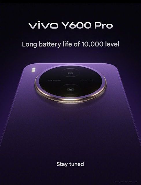 Vivo Y600 Pro: Ponsel Kelas Menengah Baterai 10.200mAh 90W