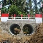 Kodim 0209/Labuhanbatu Selesaikan Dua Jembatan Armco Labura