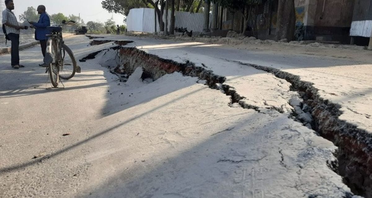 Jalan Baru Rp17 Miliar di Bangladesh Ambrol Sebelum Diresmikan