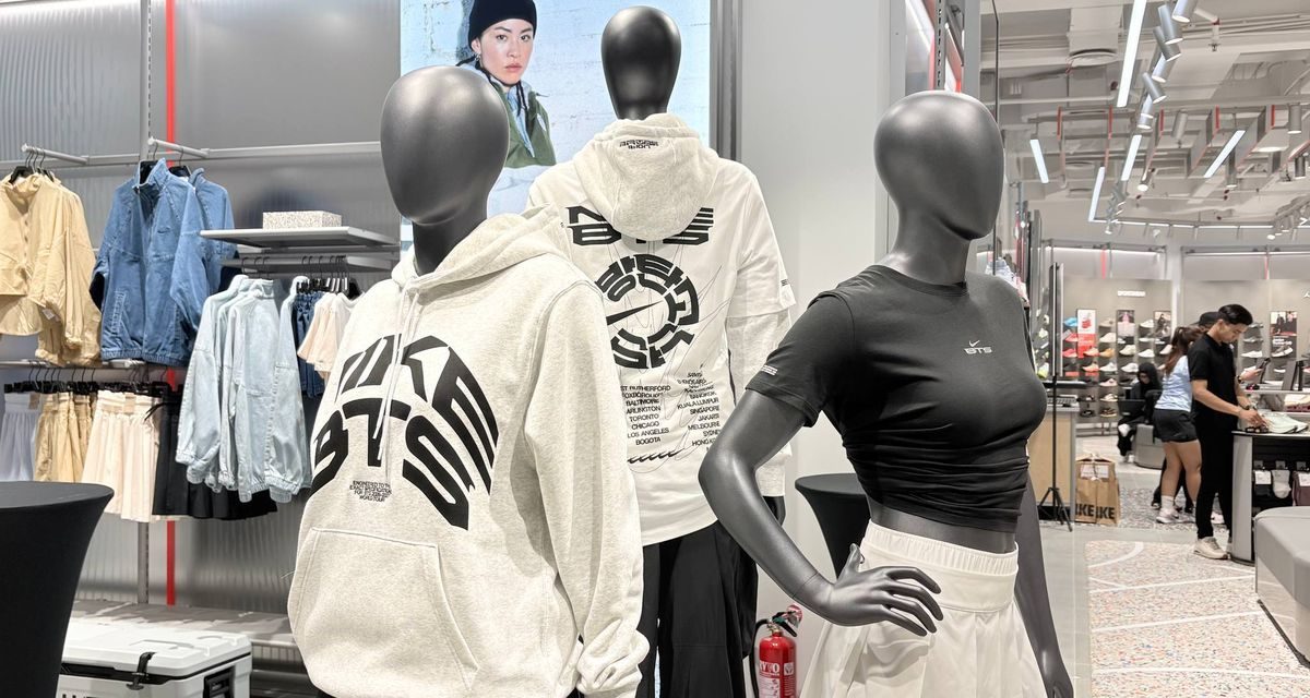 Nike x BTS Hadir di Plaza Senayan, Kaus Bisa Dikustom dengan Patch Eksklusif