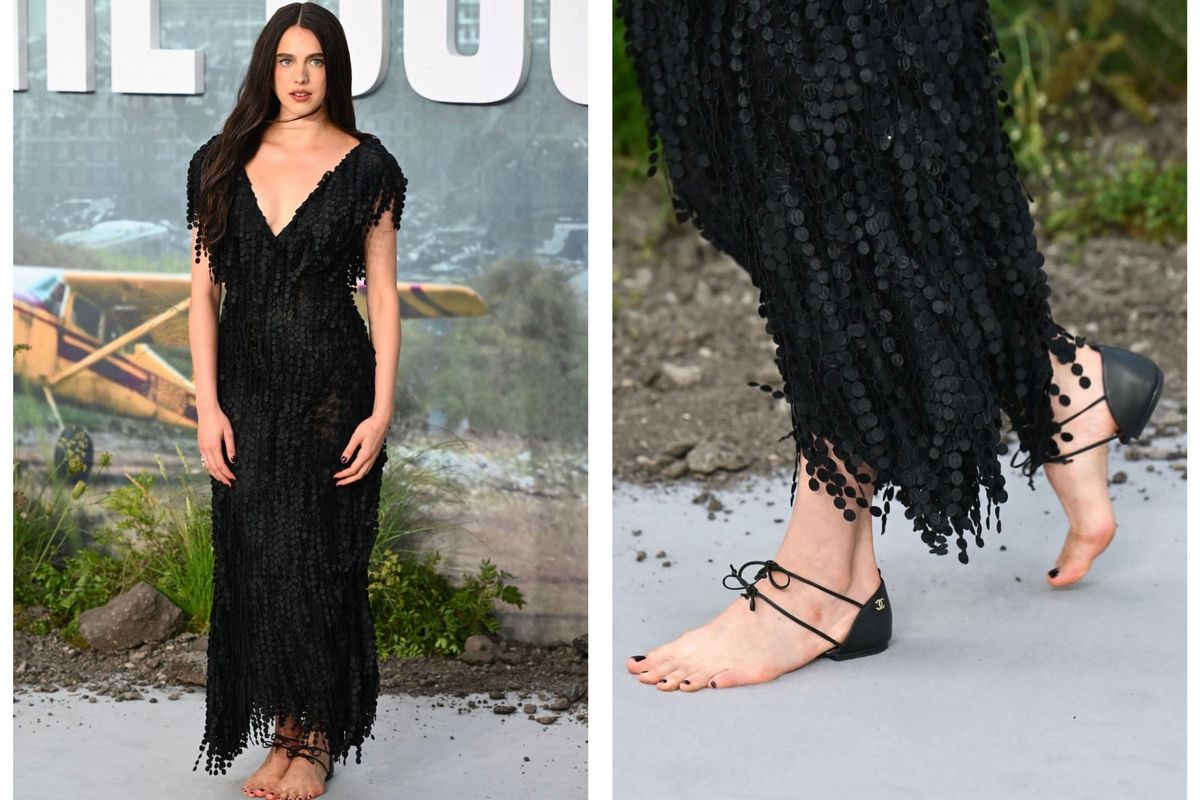 Naked Shoe Chanel Margaret Qualley